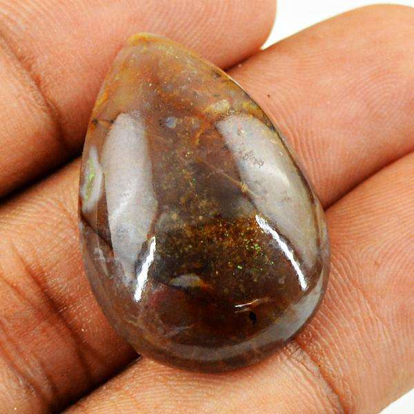 gemsmore:Natural Amazing Onyx Pear Shape Untreated Loose Gemstone