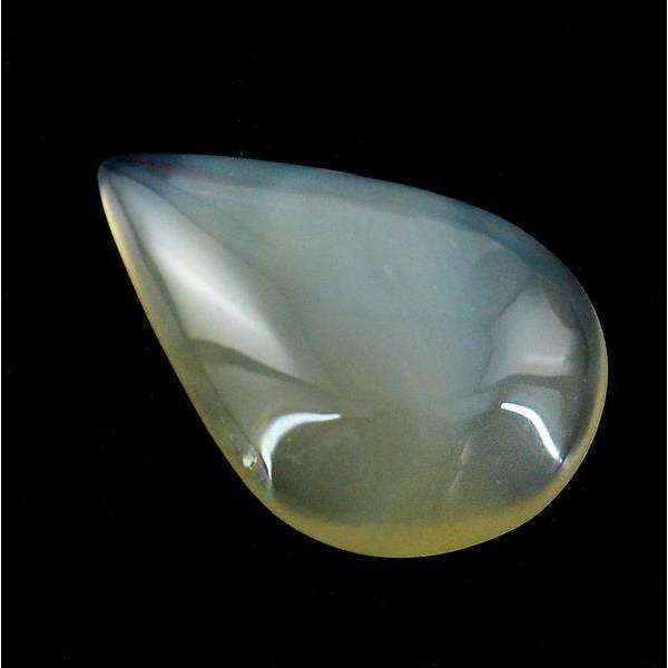 gemsmore:Natural Amazing Onyx Pear Shape Untreated Loose Gemstone