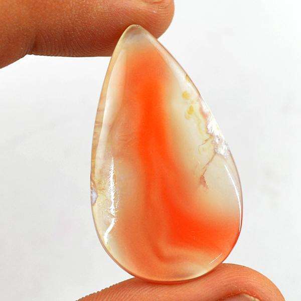 gemsmore:Natural Amazing Onyx Pear Shape Untreated Loose Gemstone