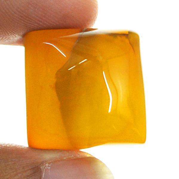 gemsmore:Natural Amazing Orange Color Onyx Untreated Loose Gemstone