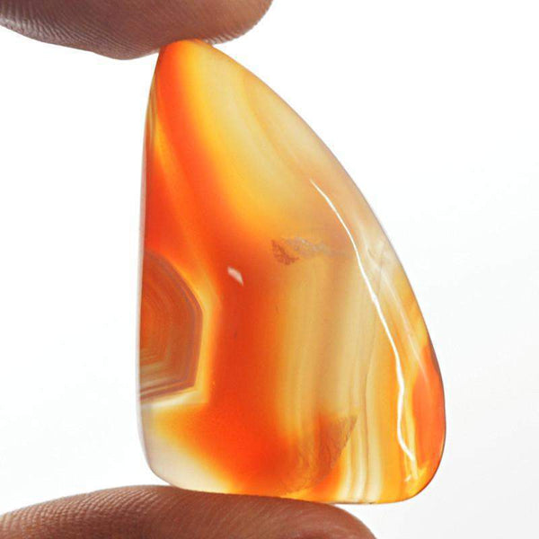 gemsmore:Natural Amazing Orange Onyx Loose Gemstone