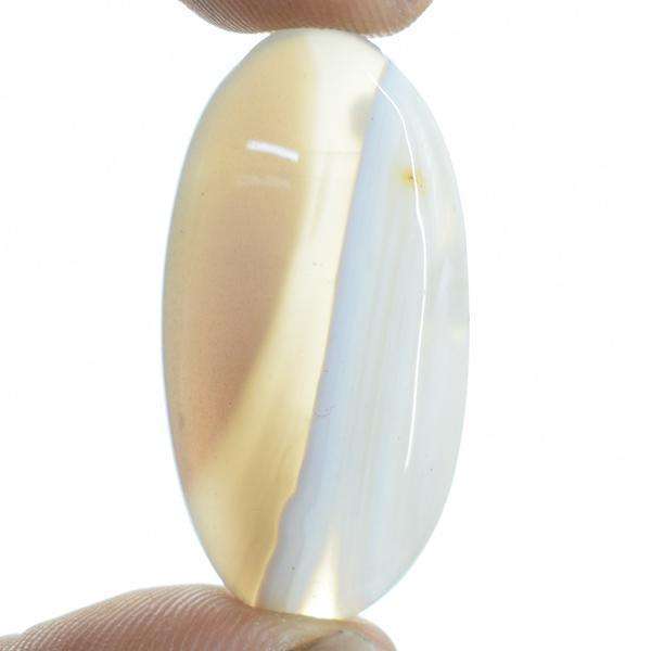 gemsmore:Natural Amazing Oval Shape Agate Untreated Loose Gemstone