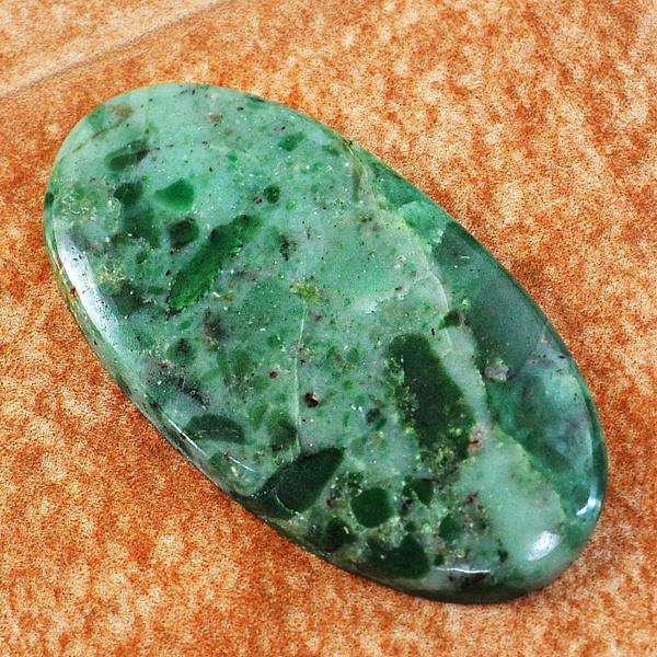 gemsmore:Natural Amazing Oval Shape Chrysoprase Loose Gemstone