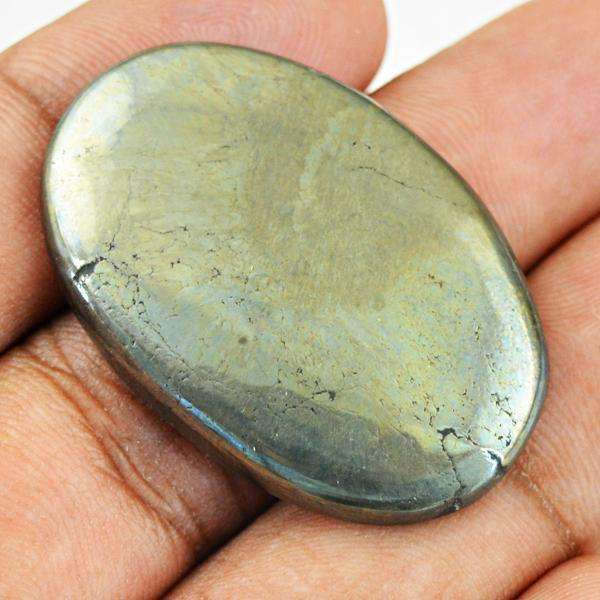 gemsmore:Natural amazing Oval Shape Hematite Loose Gemstone