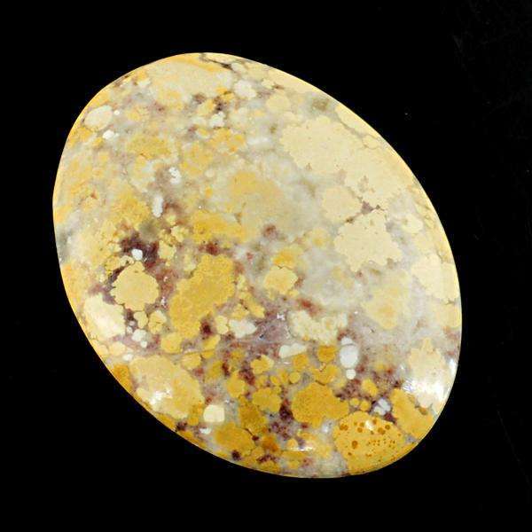 gemsmore:Natural Amazing Oval Shape Ocean Jasper Untreated Loose Gemstone