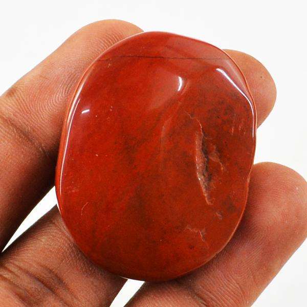 gemsmore:Natural Amazing Oval Shape Red Jasper Untreated Loose Gemstone