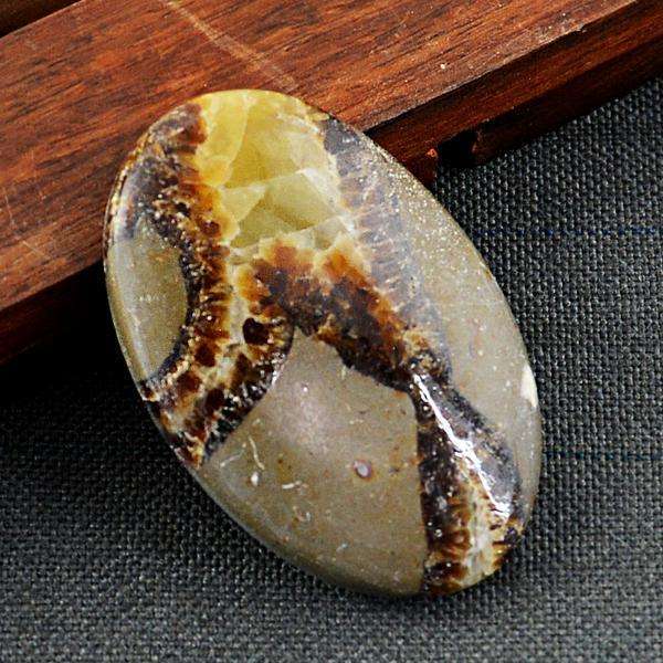 gemsmore:Natural Amazing Oval Shape Septarian Agate Loose Gemstone