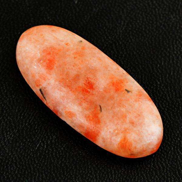 gemsmore:Natural Amazing Oval Shape Sunstone Untreated Loose Gemstone