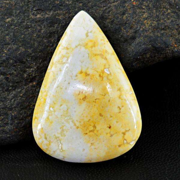 gemsmore:Natural Amazing Pear Shape Cobra Jasper untreated Loose Gemstone