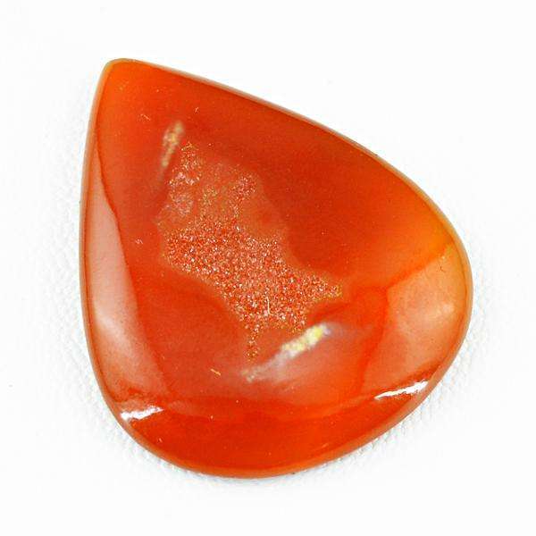 gemsmore:Natural Amazing Pear Shape Druzy Onyx Untreated Loose Gemstone