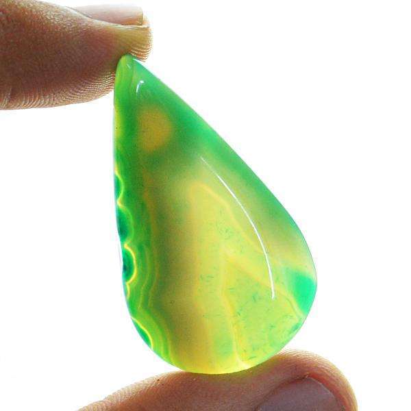 gemsmore:Natural Amazing Pear Shape Onyx Untreated Loose Gemstone