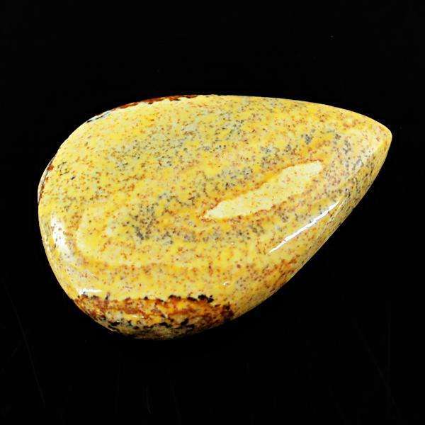 gemsmore:Natural Amazing Pear Shape Picture Jasper Untreated Loose Gemstone