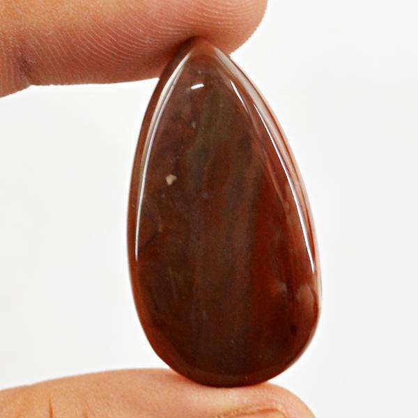gemsmore:Natural Amazing Pear Shape Polygram Jasper Untreated Loose Gemstone