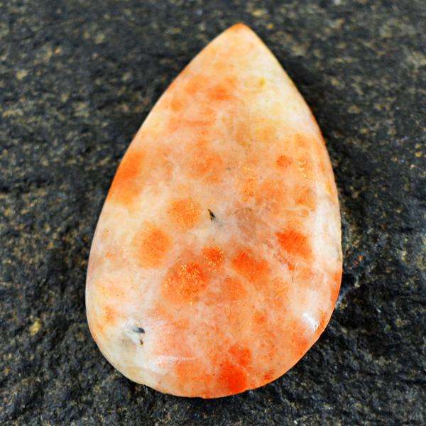 gemsmore:Natural Amazing Pear Shape Sunstone Untreated Loose Gemstone