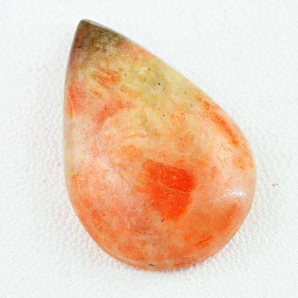 gemsmore:Natural Amazing Pear Shape Sunstone Untreated Loose Gemstone