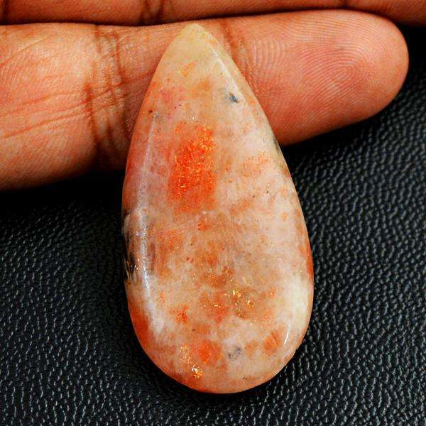 gemsmore:Natural Amazing Pear Shape Sunstone Untreated Loose Gemstone