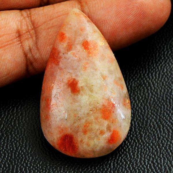 gemsmore:Natural Amazing Pear Shape Sunstone Untreated Loose Gemstone