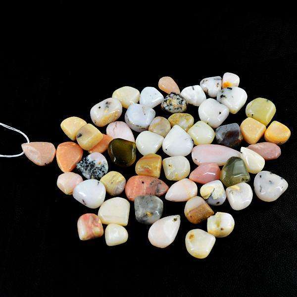 gemsmore:Natural Amazing Pink Australian Opal Drilled Beads Lot