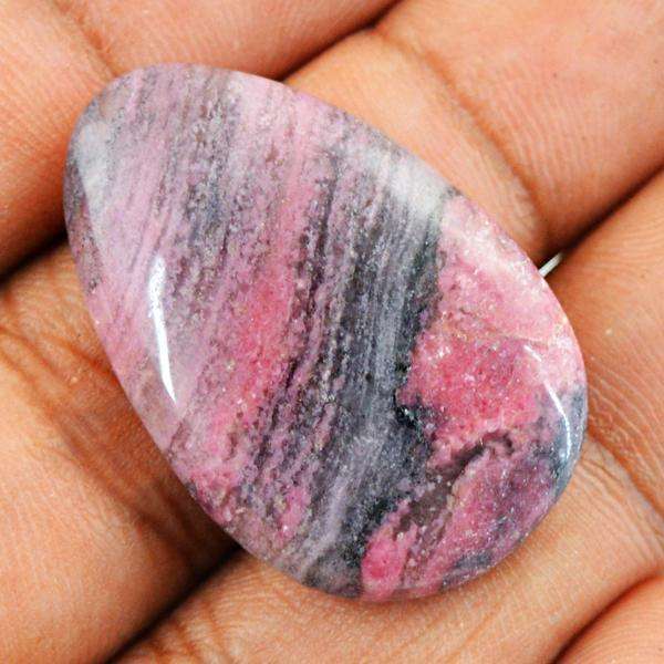 gemsmore:Natural Amazing Pink Rhodonite Untreated Loose Gemstone