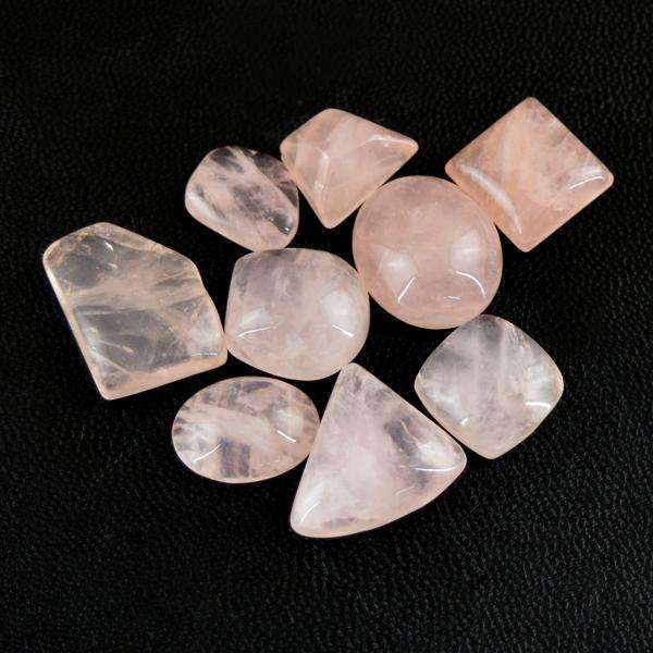 gemsmore:Natural Amazing Pink Rose Quartz  Untreated Loose Gemstone Lot