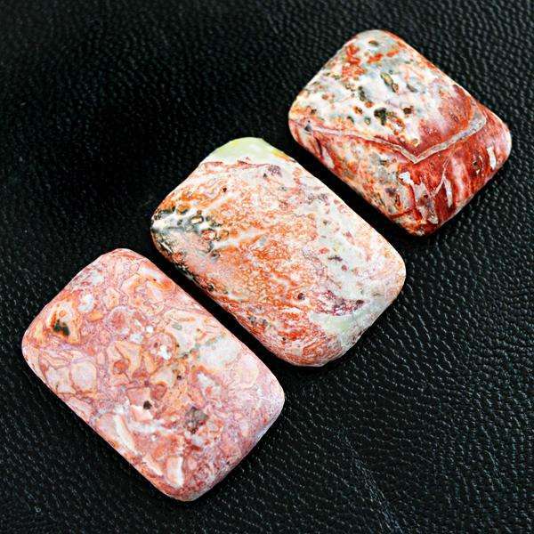 gemsmore:Natural Amazing Poppy Jasper Loose Gemstone Lot