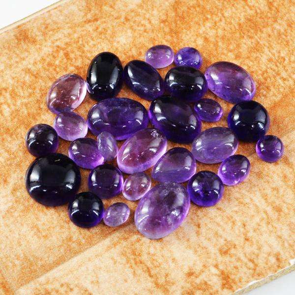 gemsmore:Natural Amazing Purple Amethyst Untreated Loose Gemstone Lot