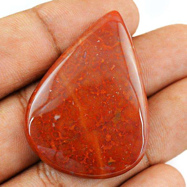 gemsmore:Natural Amazing Red Jasper Pear Shape Loose Gemstone