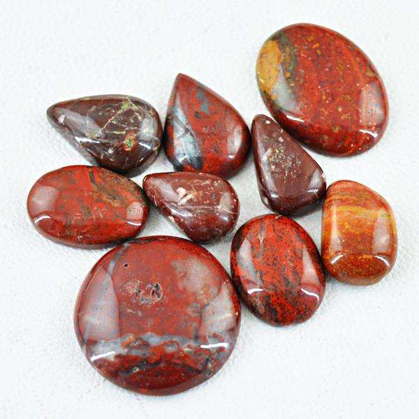 gemsmore:Natural Amazing Red Jasper Untreated Loose Gemstone Lot