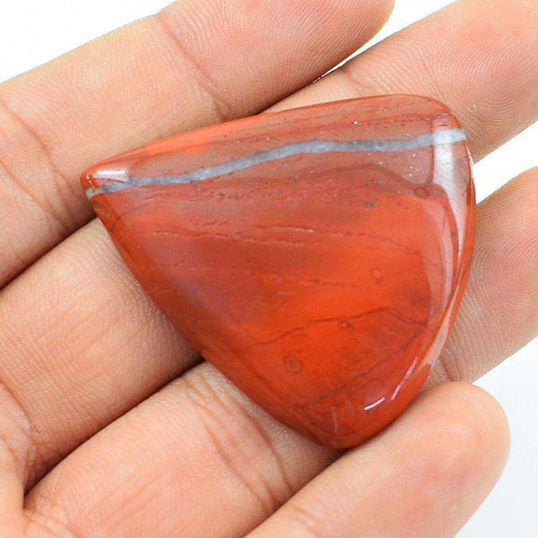 gemsmore:Natural Amazing Red Mookaite Pear Shape Gemstone