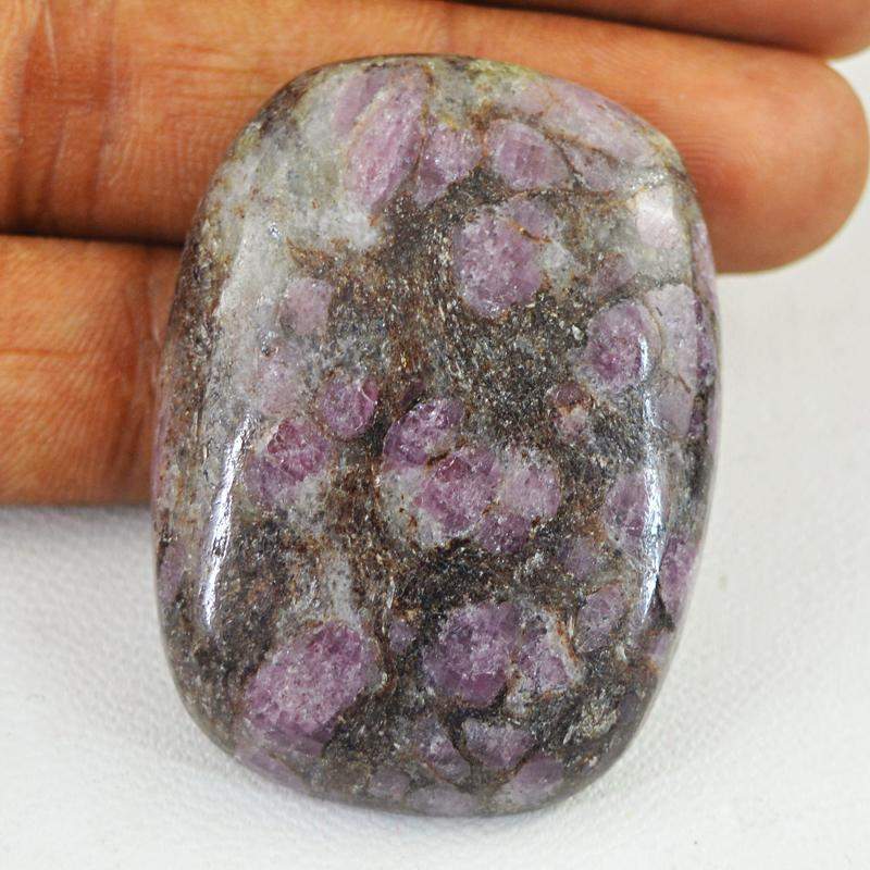 gemsmore:Natural Amazing Ruby Ziosite Loose Genuine Gemstone