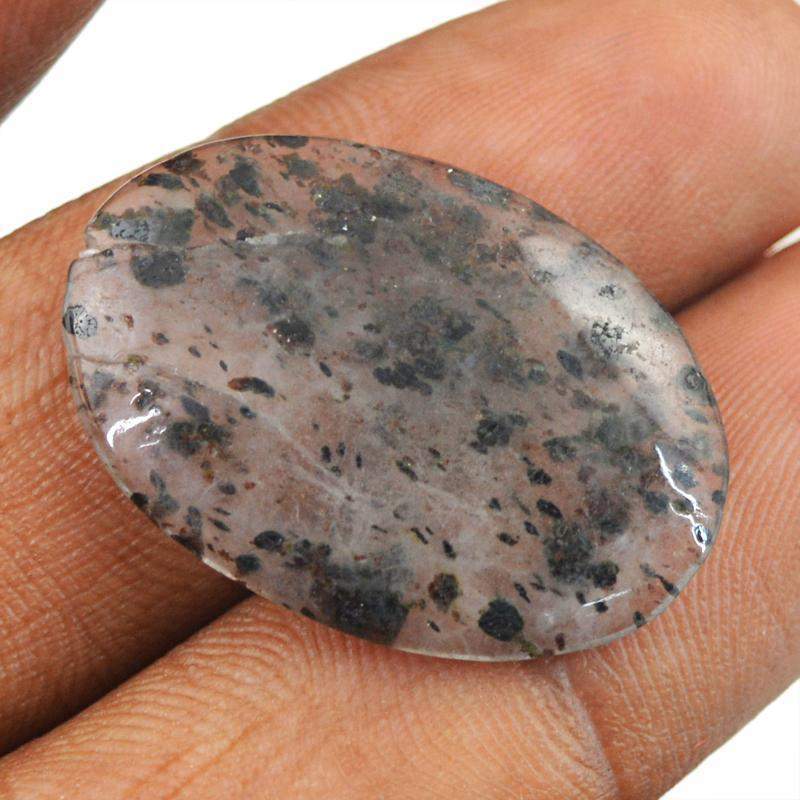 gemsmore:Natural Amazing Rutile Quartz Oval Shape Gemstone