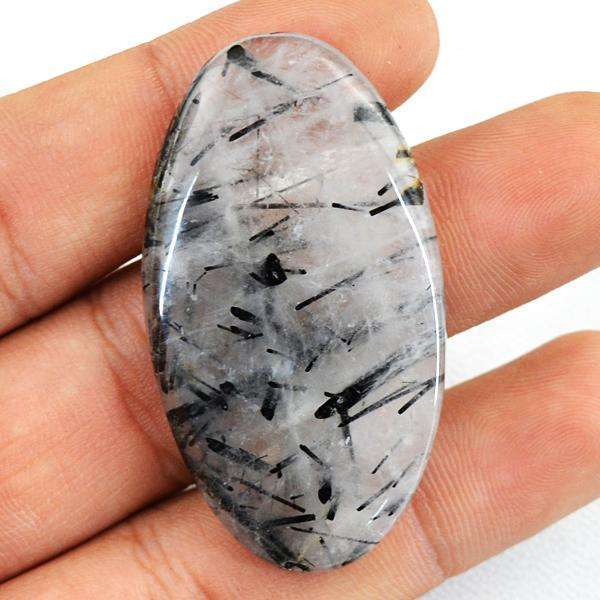 gemsmore:Natural Amazing Rutile Quartz Oval Shape Untreated Loose Gemstone