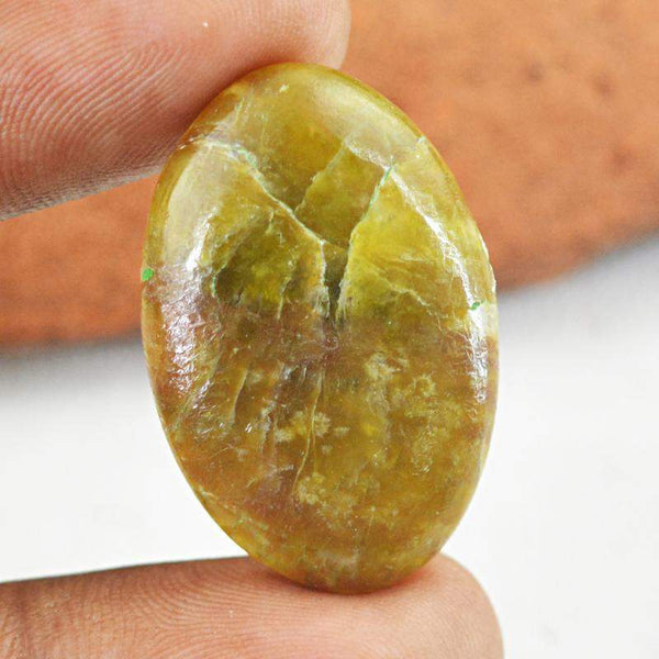 gemsmore:Natural Amazing Septarian Agate Oval Shape Gemstone