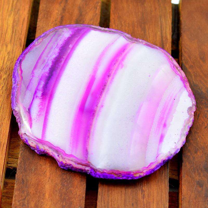 gemsmore:Natural Amazing  Slice Agate Untreated Loose Gemstone