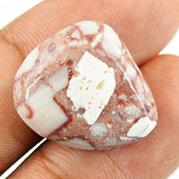 gemsmore:Natural Amazing Snake Skin Jasper Untreated Loose Gemstone