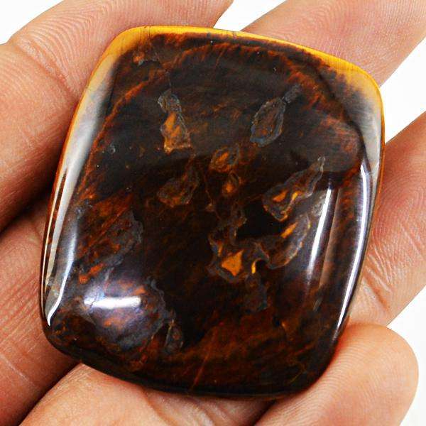 gemsmore:Natural Amazing Tiger Eye Untreated Loose Gemstone