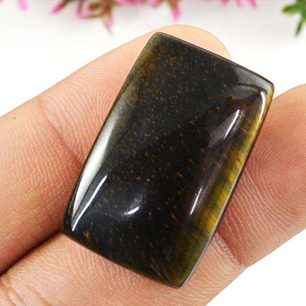 gemsmore:Natural Amazing Tiger Eye Untreated Loose Gemstone
