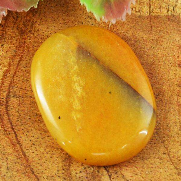 gemsmore:Natural Amazing Yellow Aventurine Oval Shape Loose Gemstone