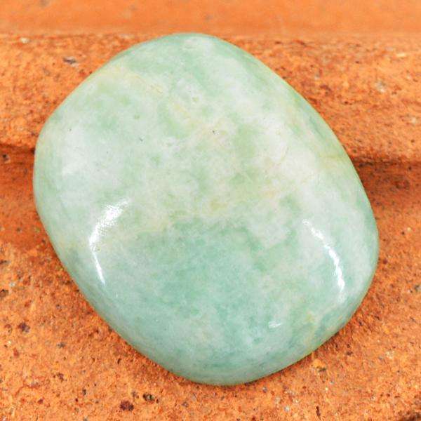 gemsmore:Natural Amazonite Oval Shape Untreated Loose Gemstone