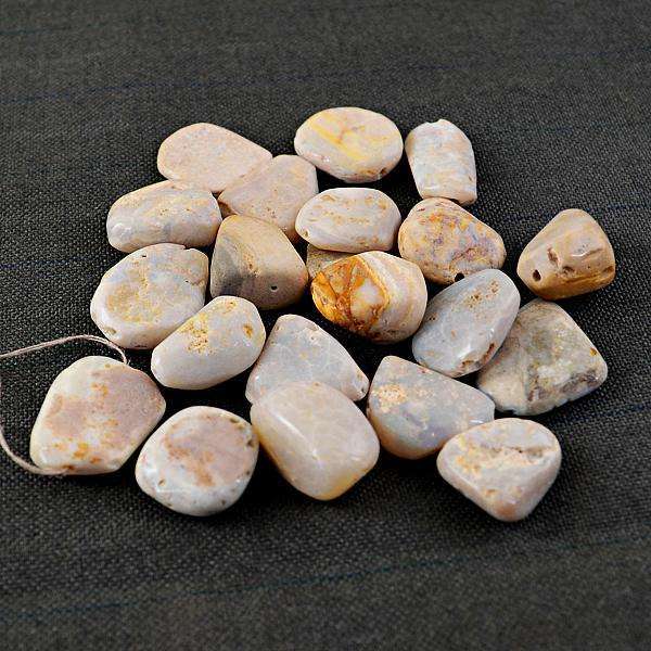 gemsmore:Natural Australian Opal Beads Lot Natural Drilled