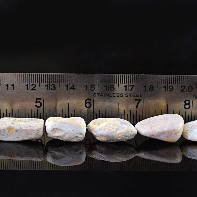 gemsmore:Natural Australian Opal Unheated Beads Strand