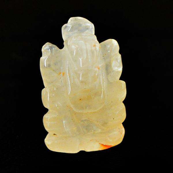 gemsmore:Natural Aventurine Carved Lord Ganesha Gemstone