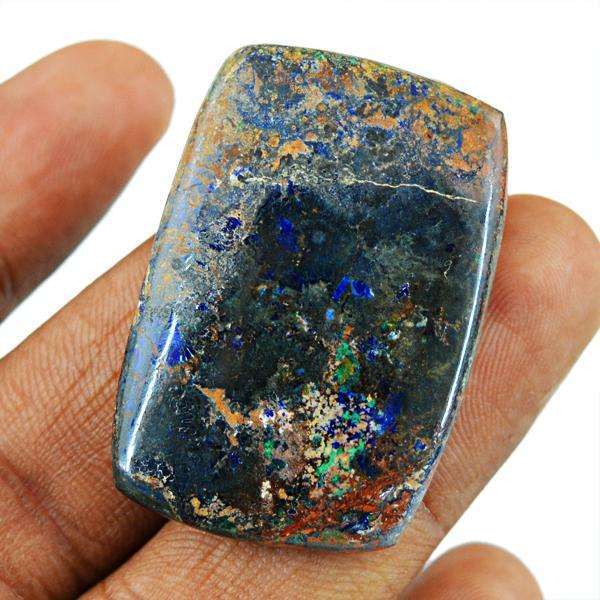 gemsmore:Natural Azurite Untreated Loose Gemstone