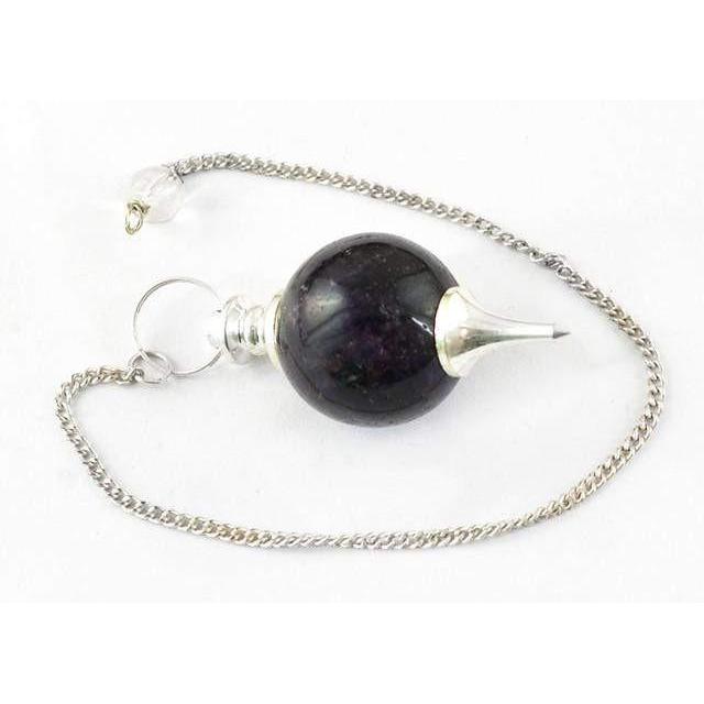 gemsmore:Natural Black Spinel Attractive Pendulum