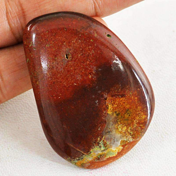 gemsmore:Natural Bloodstone Gemstone Unheated Loose