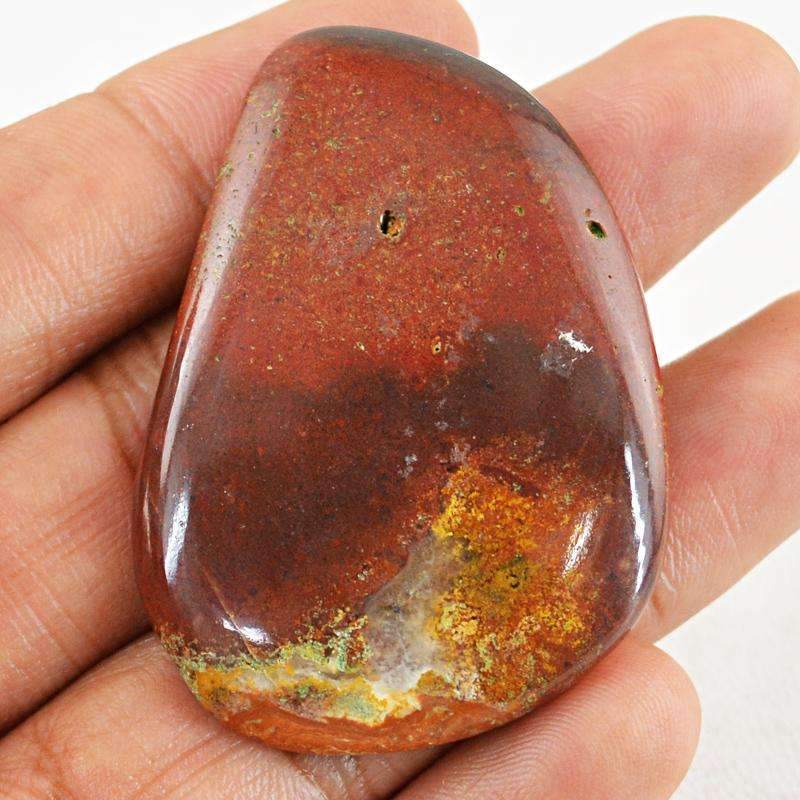gemsmore:Natural Bloodstone Gemstone Unheated Loose