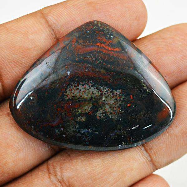 gemsmore:Natural Bloodstone Pear Shape Untreated Loose Gemstone