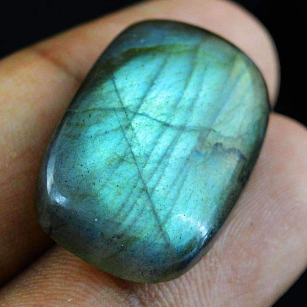 gemsmore:Natural Blue Flash Labradorite Gemstone - Loose Untreated