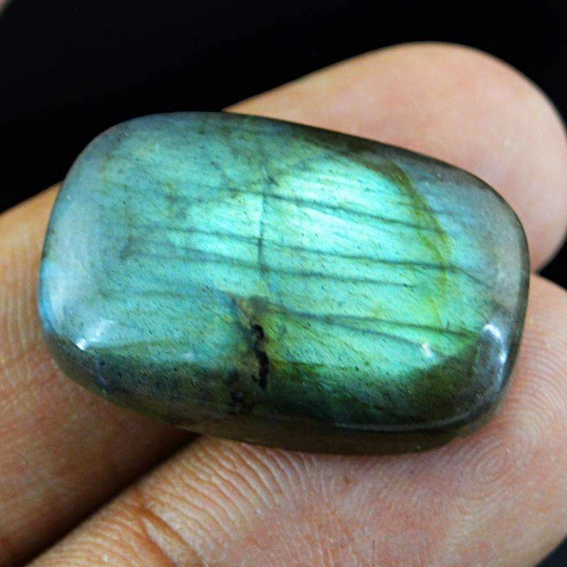 gemsmore:Natural Blue Flash Labradorite Gemstone - Loose Untreated