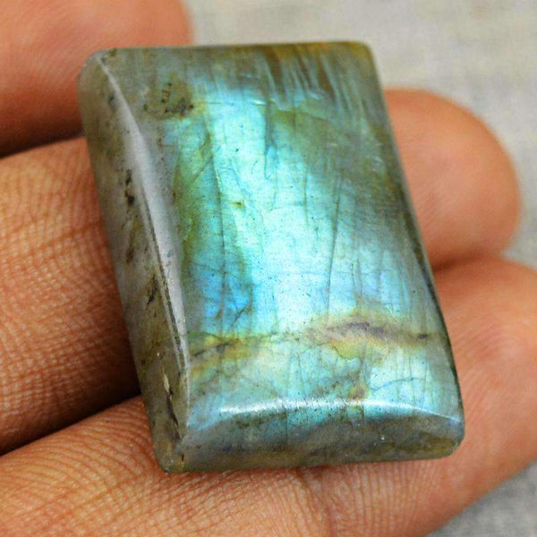 gemsmore:Natural Blue Flash Labradorite Gemstone